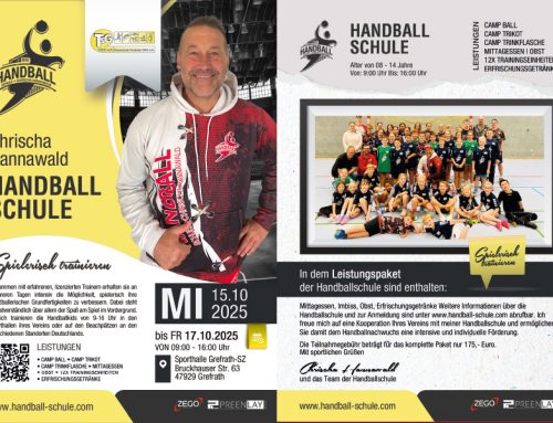 Jetzt anmelden zum Handballcamp
